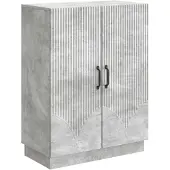 vidaXL Sideboard Betongrau 66 x 34,5 x 87 cm Holzwerkstoff