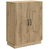 vidaXL Sideboard Artisan-Eiche 66 x 34,5 x 87 cm Holzwerkstoff