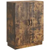 vidaXL Sideboard Geräucherte Eiche 66 x 34,5 x 87 cm Holzwerkstoff