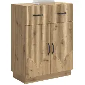vidaXL Sideboard Artisan-Eiche 66 x 34,5 x 87 cm Holzwerkstoff