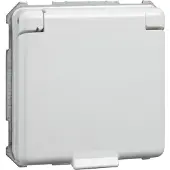 ELSO 225034, Typ C, 2P, Schrauben, Weiß, IP44, 250 V