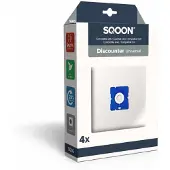 SQOON Staubsaugerbeutel 5 Stück Geeignet für verschiedene Modelle,Hochwertige Filterbeutel, Langlebig & Passgenau,Optimale Staubaufnahme und Filterung