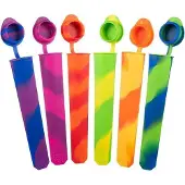 OEM Silikonische IJslolly Mallen Set von 6 Stück