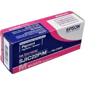 Epson SJIC22P(M): Ink cartridge for ColorWorks C3500 (Magenta), Magenta, Tinte auf Pigmentbasis, 1 Stück(e)