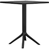 CLP Gartentisch Nuvela 60 x 60 – robust & wetterfest schwarz