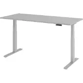 Hjh OFFICE PRO XDKB 19 S - Grau 180 x 80 elektrisch höhenverstellbar