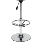 CLP Ersatz Gestell ROUND Barhocker 10 x 10 cm (Farbe: chrom)