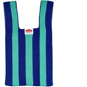 Kitsch Kitchen Poppy Bag Blau Gestreift