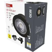 Emos LED-Deckenspot GERI 6,5W 780LM IP20 CCT schwarz
