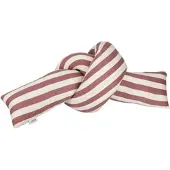 Schöner Wohnen Dekokissen "Jolly", marone, gestreift, B:15cm L:150cm, Baumwolle, SCHÖNER WOHNEN-KOLLEKTION, Dekokissen_Sitzkissen_Kissenhüllen, Dekokissen, geknotetes Kissen aus zweifarbigem Feinstrick