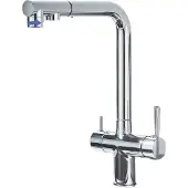 OEM Küchenarmatur, Dual-Handle, Ausziehbarer Auslauf, Chrom