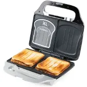 Domo Sandwichmaker - DO9267C - XXL-Platten - Antihaftbeschichtung - 900W