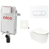 Alca Wand-WC Set für Einmauerung + Glacera Alfa WC SIKOAA7