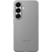 Samsung Original Galaxy S25 Plus Hülle - Kunstleder - Backcover/Hard Case - Grau