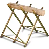Holzstar Sägebock SB 1 verzahnte Auflagefläche Länge 80 cm klappbarer Holzbock
