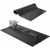 Vevor Laufbandmatte für Teppichboden Bodenschutzmatte (90 x 200 cm) für Sportgeräte 4 mm dick
