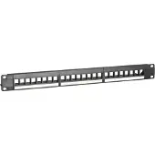 Dsit UTP Keystone-Patchpanel - 24 Ports Unbestückt