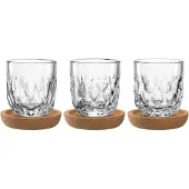 Leonardo GOCCE, Transparent, Glas, Rund, 3 Stück(e), 60 ml, 50 mm