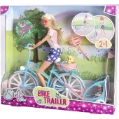 Simba Steffi-Puppe Fahrradausflug 29 cm