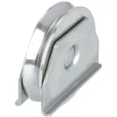 Briconess Laufrolle 80 mm mit oberer Halterung zur Montage in Schiebetür- und Toranlagen