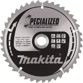 Makita B-20694 TCT Säge 190X1.9X20mm -18° T40 SPECIALIZED Akku. für Kreissägen