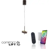 Paul Neuhaus Hängeleuchte Q-ROTATE, 1-armig, dunkelbraun, höhenverstellbar, ZigBee, 2700-5000K, Teilenummer 2247-34