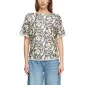 Comma Blouses Marine Größe: 40 | Blusen Outlet | Damen