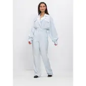 Ibana Damen Jumpsuits Ocea - Lichtblauw - Größe 34
