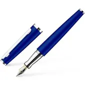Faber-Castell Otto Hutt design06 Füller blau glanz F