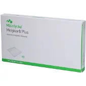 Mesoft MELGISORB Plus Alginat Verband 10x20 cm steril 10 St.