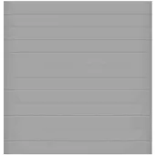 GROEN & JANSSEN Hauptelement GroJa Lumino Stecksystem ohne Pfosten 180 x 180 cm silbergrau