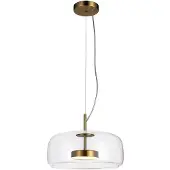 ITALUX LED-Pendelleuchte 10W CASTE PND-17760B-BRSS-CL
