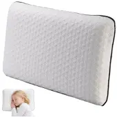 Newgen medicals Memory-Foam-Kopfkissen für Kinder von 3-8 Jahren, hypoallergen, flach