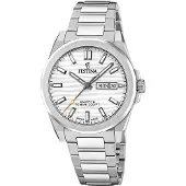 Festina Herrenuhr Swiss Made Armbanduhr Edelstahl silber UF20073/1
