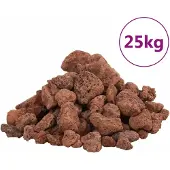 vidaXL Lavagranulat 25 kg Rot 1-2 cm