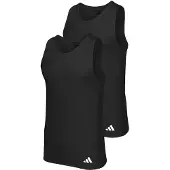 Adidas Tanktop Active Flex Cotton Ergonomic Herren Black (2er-Pack)-M