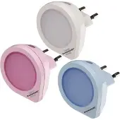 Brennenstuhl 1173180, Stecker-Nachtlicht, Pink, Blau, Weiß, 53 mm, 50 mm, 53 mm