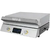 YATO Elektrischer Grill 2300W mit LED-Panel und Gusseisenplatte