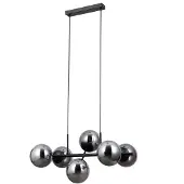 ITALUX MOLITE PND-1098-6-BK Hängelampe