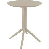 CLP Klapptisch Sky rund - taupe