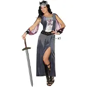 Atosa Metalized Medieval Queen Damenkostüm