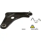 TRISCAN Lenker Radaufhängung Querlenker mit Gummilager für u.a. PEUGEOT 208