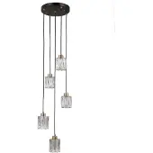 ITALUX TORNO PND-40813-5R-BK-HBR Hängelampe