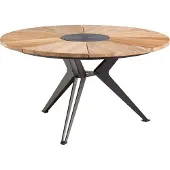 Niehoff - Gartentisch Nexor Teak gebürstet Durchmesser: 160 cm