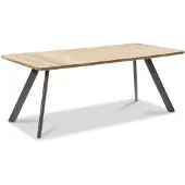 Set One By Musterring SCHWEDEN Esstisch mit fester Platte; Teak massiv natur mit Facette