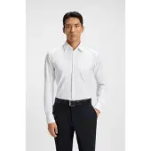 BOSS Slim-Fit Hemd aus funktionalem Stretch-Twill Grösse 45