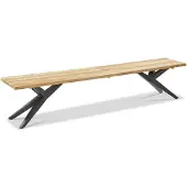 Set One By Musterring Rotterdam Bank Edelstahl/Teak