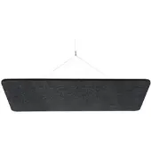 BI-Office ARCHYI. Decken-Sculpo - 120x60cm, rechteckig, Oberfläche aus dunklem grauem PET