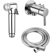 Stilform Design WC/Bidet Handbrause Komplettset mit Unterputz Mischerarmatur Mini
