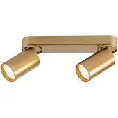 Rabalux 73076 Spots lampen Mirina GU10 2X MAX 5 Metall Aluminium golden